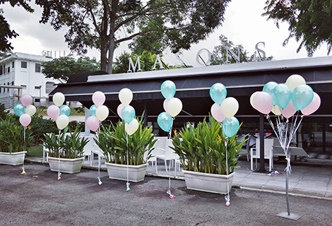 4-piece balloon bouquets